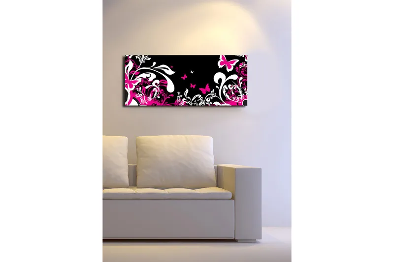 Dekorativ Canvasbillede 30x70 cm - Flerfarvet - Boligtilbehør - Billeder & kunst - Billeder på lærred