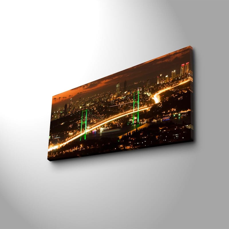 Dekorativ Canvasbillede 30x70 cm, Flerfarvet