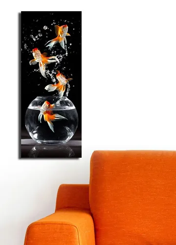 Dekorativ Canvasbillede 30x70 cm - Flerfarvet - Boligtilbehør - Billeder & kunst - Billeder på lærred