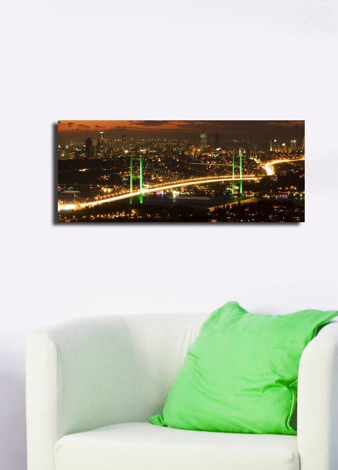 Dekorativ Canvasbillede 30x70 cm - Flerfarvet - Boligtilbehør - Billeder & kunst - Billeder på lærred