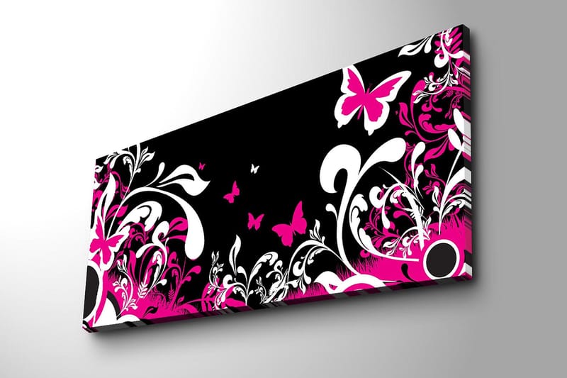 Dekorativ Canvasbillede 30x70 cm - Flerfarvet - Boligtilbehør - Billeder & kunst - Billeder på lærred