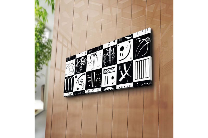 Dekorativ Canvasbillede 30x70 cm - Flerfarvet - Boligtilbehør - Billeder & kunst - Billeder på lærred