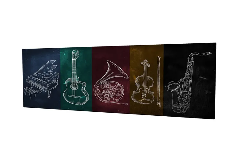 Dekorativ Canvasbillede 30x80 cm - Flerfarvet - Boligtilbehør - Billeder & kunst - Billeder på lærred