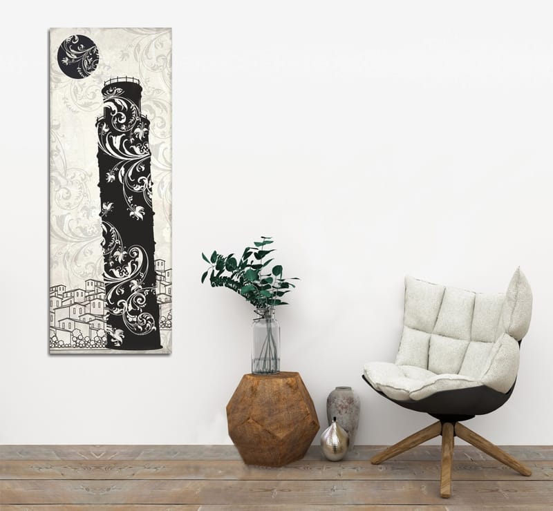 Dekorativ Canvasbillede 30x80 cm - Flerfarvet - Boligtilbehør - Billeder & kunst - Billeder på lærred