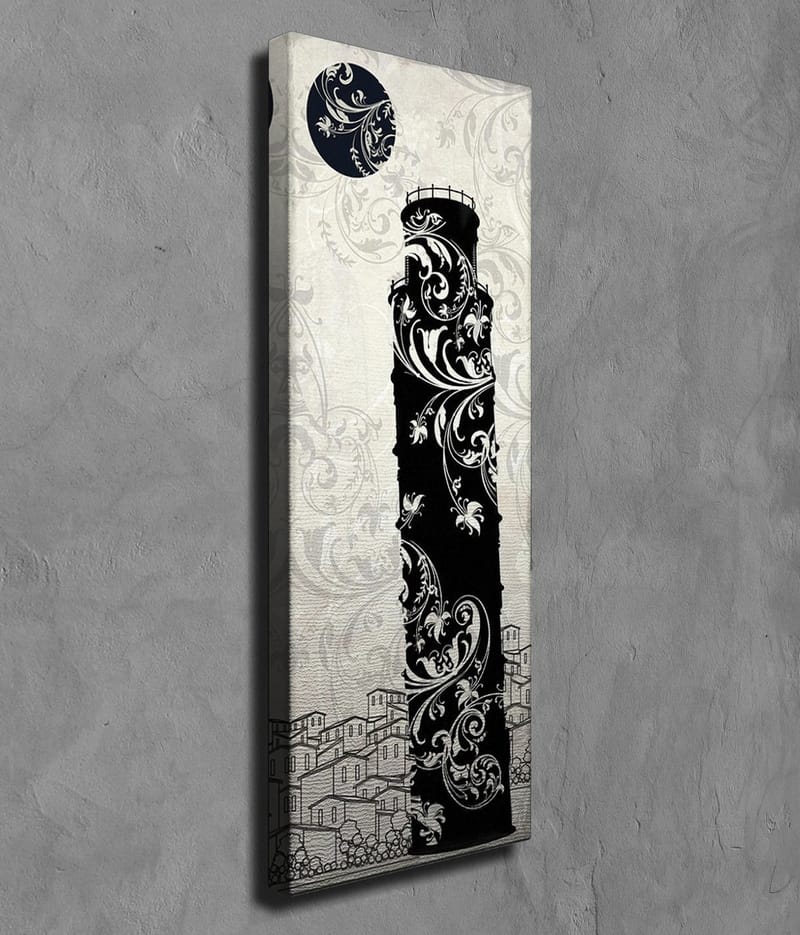 Dekorativ Canvasbillede 30x80 cm - Flerfarvet - Boligtilbehør - Billeder & kunst - Billeder på lærred