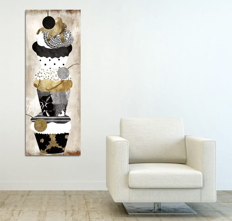 Dekorativ Canvasbillede 30x80 cm - Flerfarvet - Boligtilbehør - Billeder & kunst - Billeder på lærred