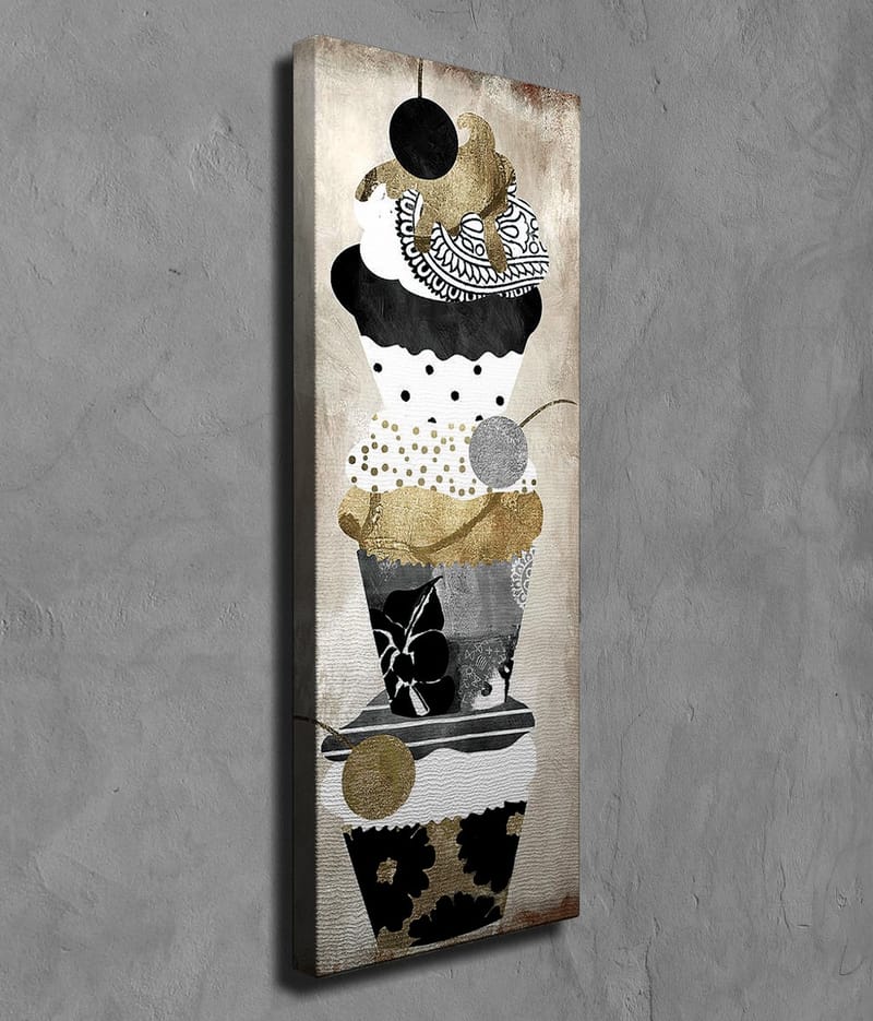 Dekorativ Canvasbillede 30x80 cm - Flerfarvet - Boligtilbehør - Billeder & kunst - Billeder på lærred