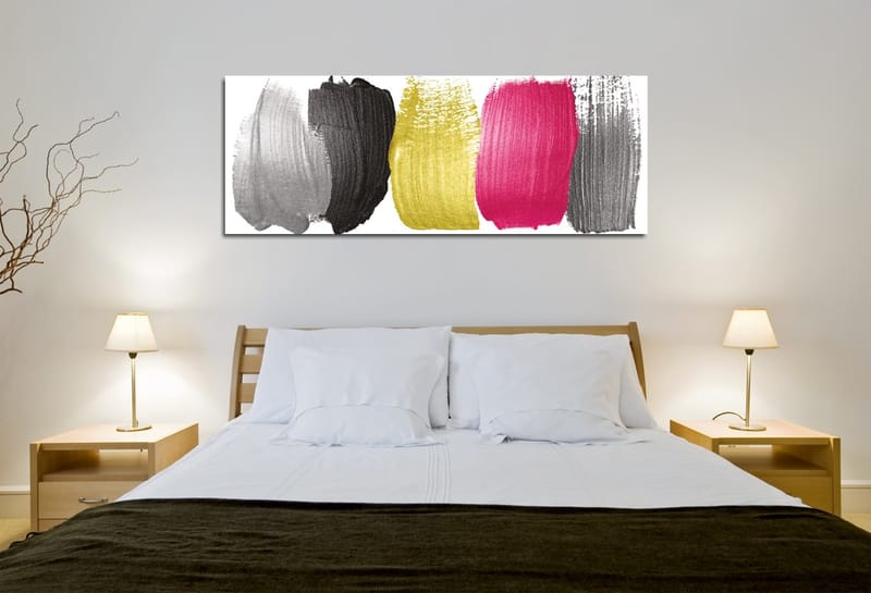 Dekorativ Canvasbillede 30x80 cm - Flerfarvet - Boligtilbehør - Billeder & kunst - Billeder på lærred