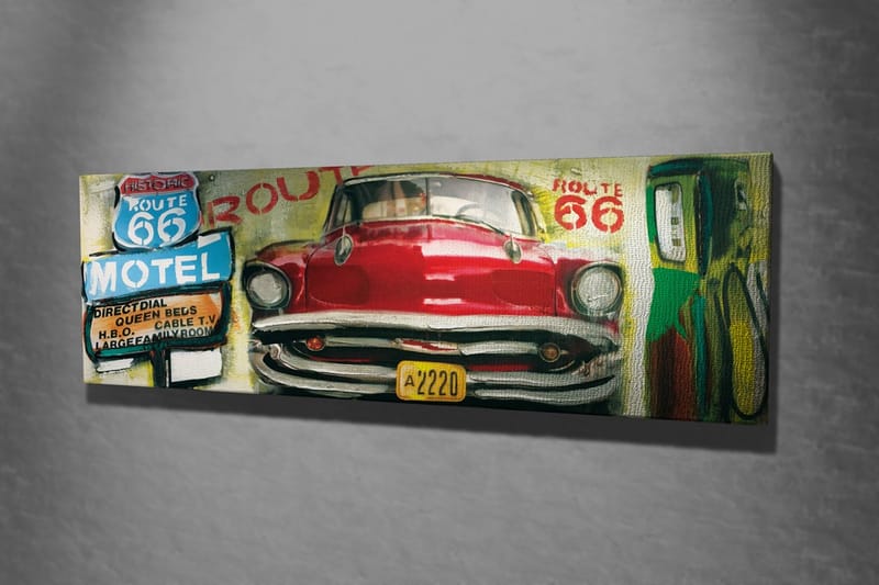 Dekorativ Canvasbillede 30x80 cm - Flerfarvet - Boligtilbehør - Billeder & kunst - Billeder på lærred