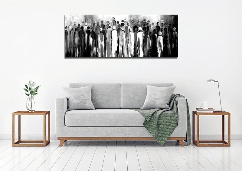 Dekorativ Canvasbillede 30x80 cm - Flerfarvet - Boligtilbehør - Billeder & kunst - Billeder på lærred