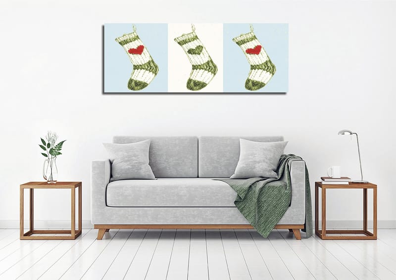 Dekorativ Canvasbillede 30x80 cm - Flerfarvet - Boligtilbehør - Billeder & kunst - Billeder på lærred