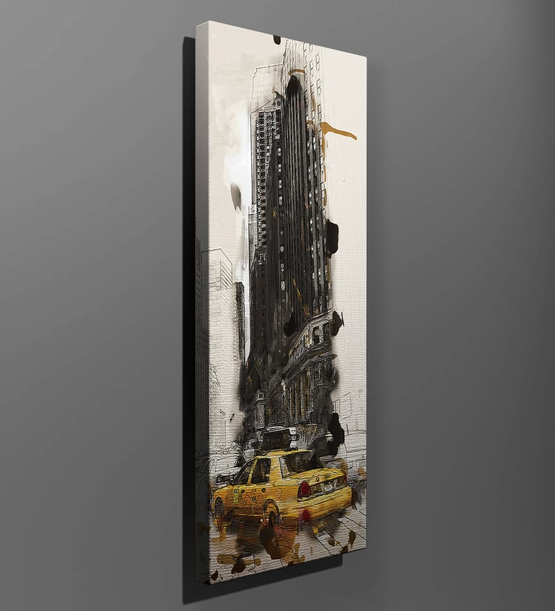 Dekorativ Canvasbillede 30x80 cm - Flerfarvet - Boligtilbehør - Billeder & kunst - Billeder på lærred