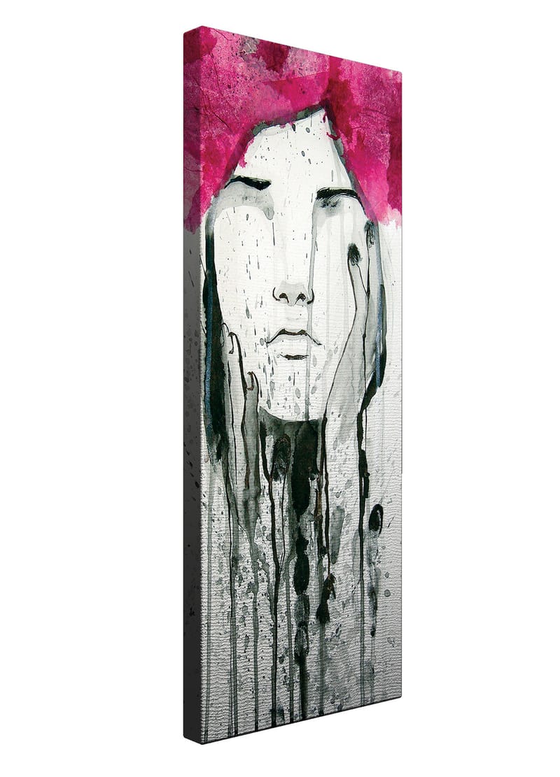 Dekorativ Canvasbillede 30x80 cm - Flerfarvet - Boligtilbehør - Billeder & kunst - Billeder på lærred