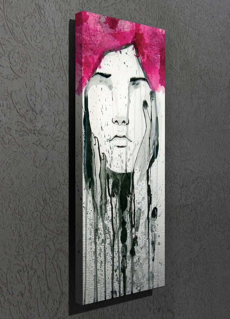 Dekorativ Canvasbillede 30x80 cm - Flerfarvet - Boligtilbehør - Billeder & kunst - Billeder på lærred