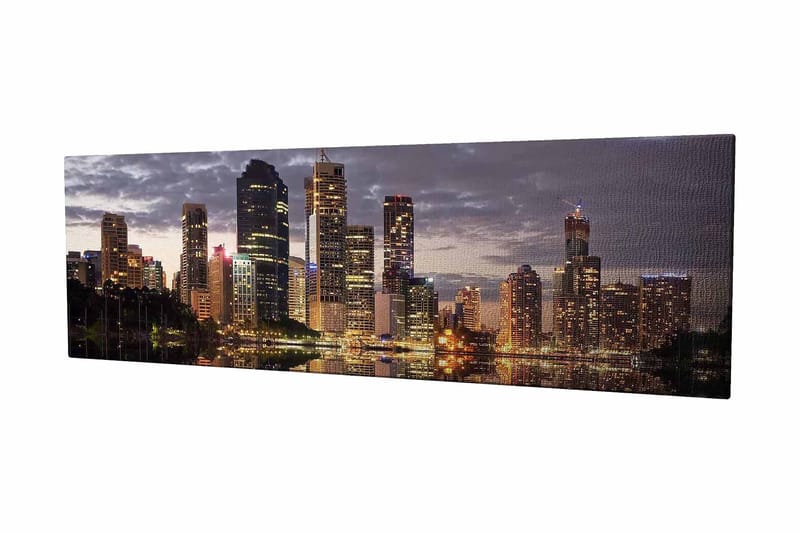 Dekorativ Canvasbillede 30x80 cm - Flerfarvet - Boligtilbehør - Billeder & kunst - Billeder på lærred