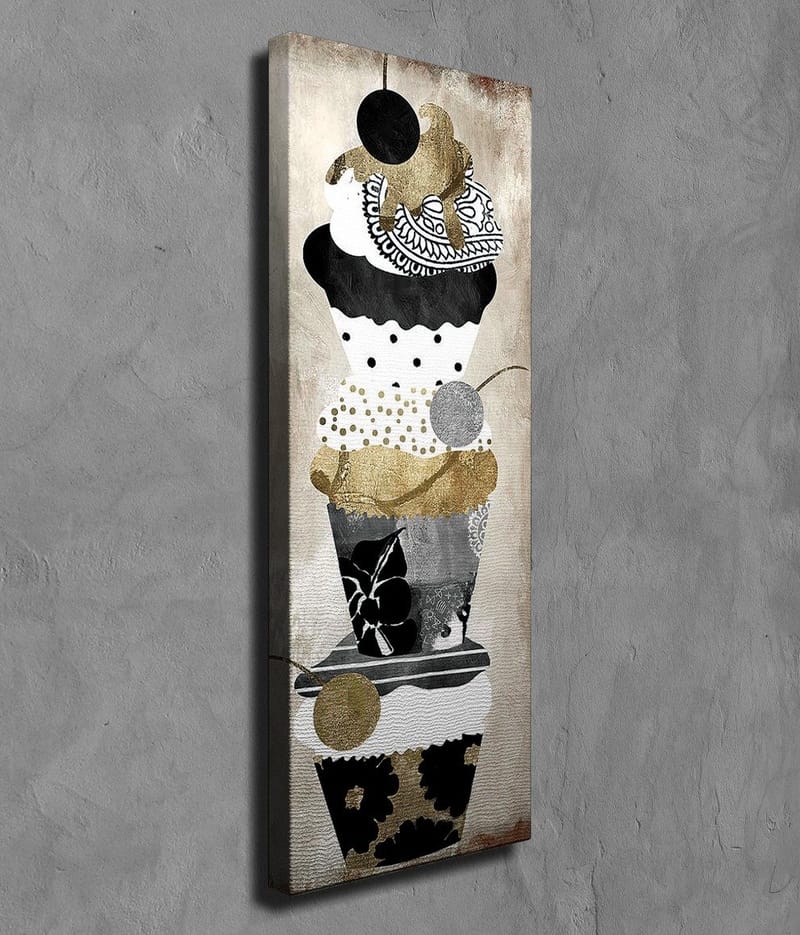 Dekorativ Canvasbillede 30x80 cm - Flerfarvet - Boligtilbehør - Billeder & kunst - Billeder på lærred