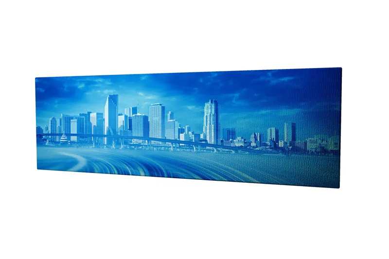 Dekorativ Canvasbillede 30x80 cm - Flerfarvet - Boligtilbehør - Billeder & kunst - Billeder på lærred