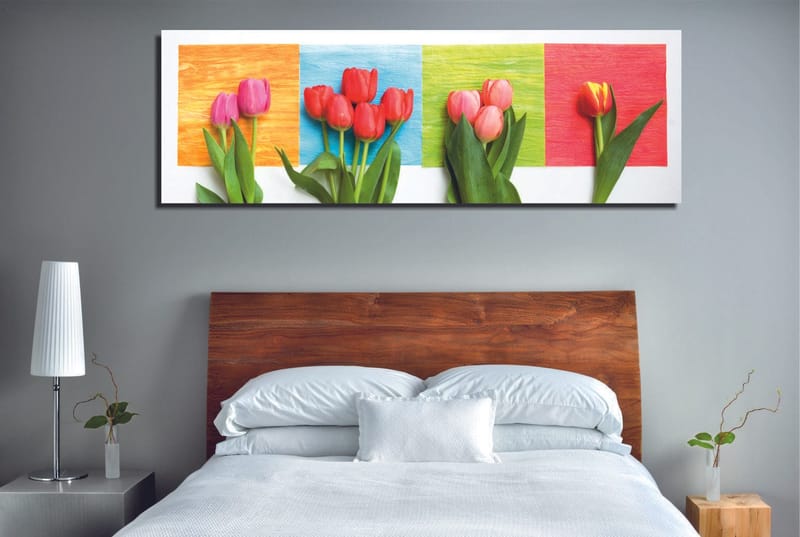 Dekorativ Canvasbillede 30x80 cm, Flerfarvet