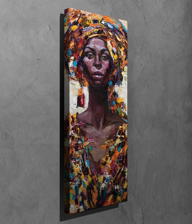 Dekorativ Canvasbillede 30x80 cm - Flerfarvet - Boligtilbehør - Billeder & kunst - Billeder på lærred