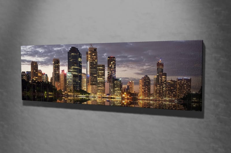 Dekorativ Canvasbillede 30x80 cm - Flerfarvet - Boligtilbehør - Billeder & kunst - Billeder på lærred