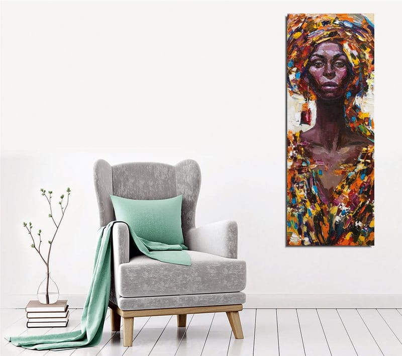 Dekorativ Canvasbillede 30x80 cm, Flerfarvet