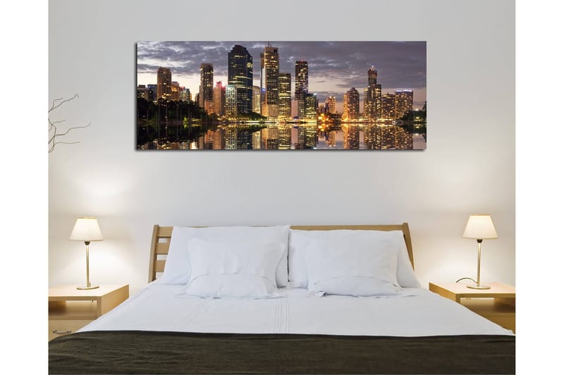 Dekorativ Canvasbillede 30x80 cm - Flerfarvet - Boligtilbehør - Billeder & kunst - Billeder på lærred