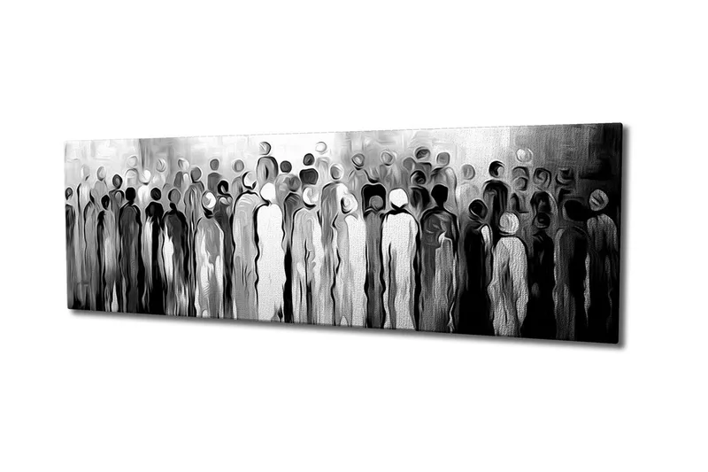 Dekorativ Canvasbillede 30x80 cm - Flerfarvet - Boligtilbehør - Billeder & kunst - Billeder på lærred