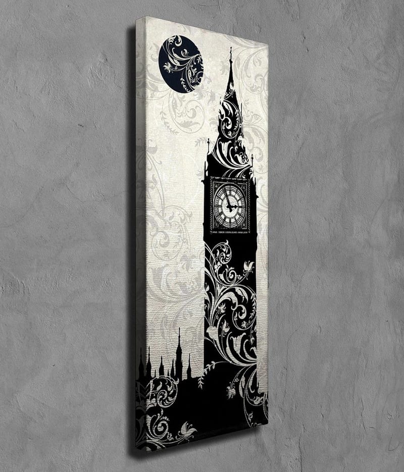 Dekorativ Canvasbillede 30x80 cm - Flerfarvet - Boligtilbehør - Billeder & kunst - Billeder på lærred