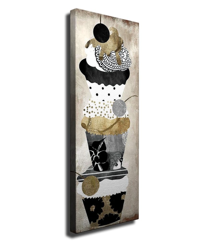 Dekorativ Canvasbillede 30x80 cm - Flerfarvet - Boligtilbehør - Billeder & kunst - Billeder på lærred