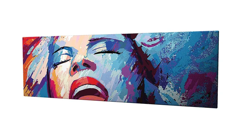 Dekorativ Canvasbillede 30x80 cm - Flerfarvet - Boligtilbehør - Billeder & kunst - Billeder på lærred