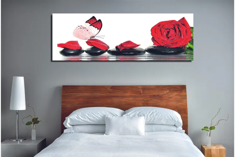 Dekorativ Canvasbillede 30x80 cm - Flerfarvet - Boligtilbehør - Billeder & kunst - Billeder på lærred