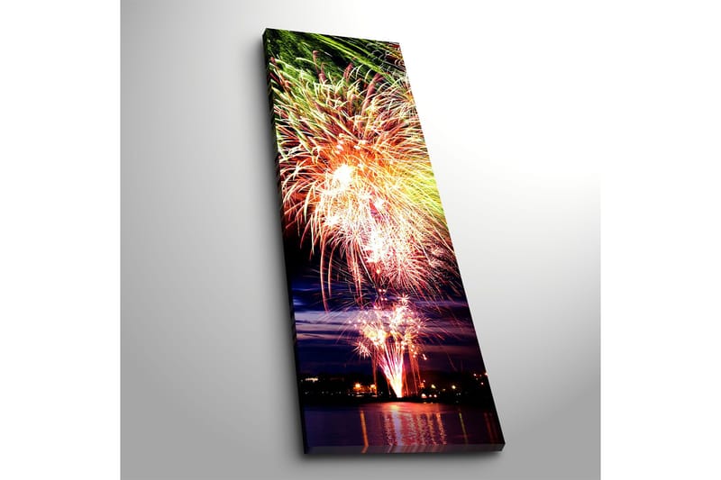 Dekorativ Canvasbillede 30x90 cm - Flerfarvet - Boligtilbehør - Billeder & kunst - Billeder på lærred