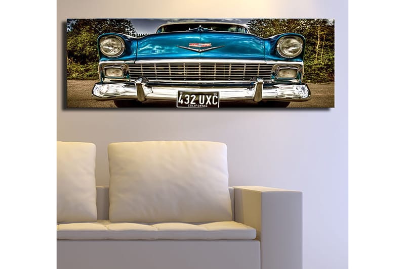 Dekorativ Canvasbillede 30x90 cm - Flerfarvet - Boligtilbehør - Billeder & kunst - Billeder på lærred