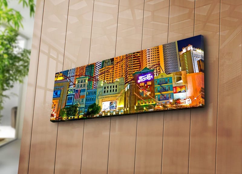 Dekorativ Canvasbillede 30x90 cm - Flerfarvet - Boligtilbehør - Billeder & kunst - Billeder på lærred