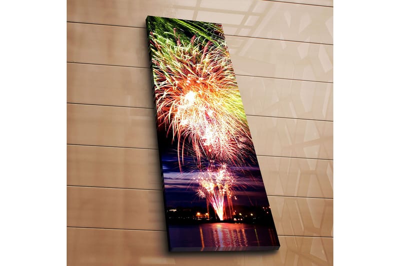 Dekorativ Canvasbillede 30x90 cm - Flerfarvet - Boligtilbehør - Billeder & kunst - Billeder på lærred