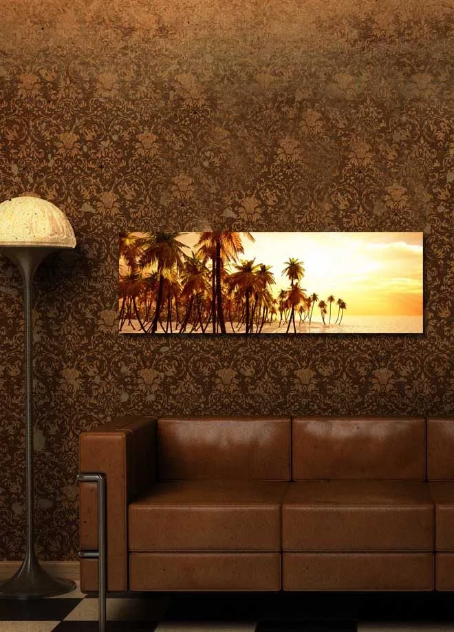 Dekorativ Canvasbillede 30x90 cm - Flerfarvet - Boligtilbehør - Billeder & kunst - Billeder på lærred