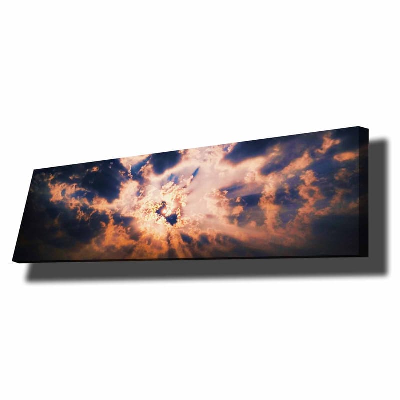 Dekorativ Canvasbillede 30x90 cm - Flerfarvet - Boligtilbehør - Billeder & kunst - Billeder på lærred