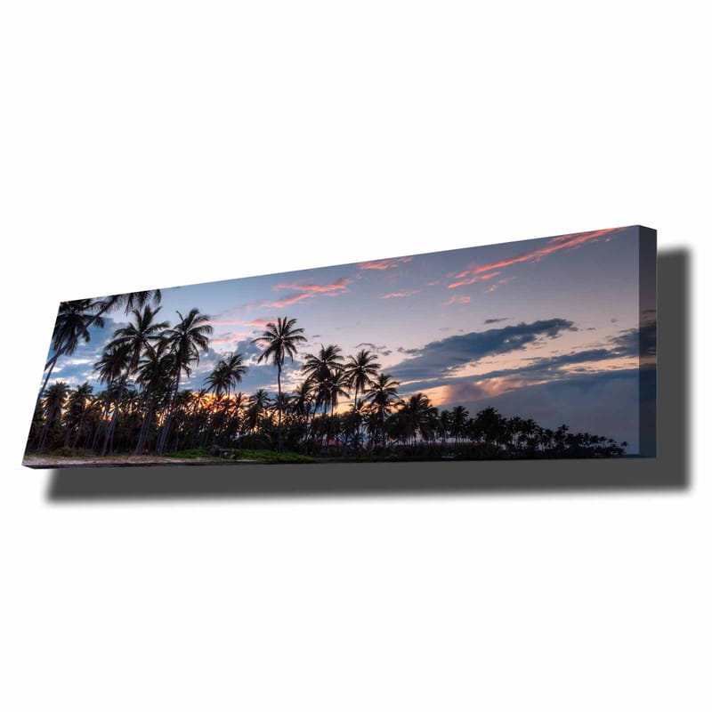 Dekorativ Canvasbillede 30x90 cm - Flerfarvet - Boligtilbehør - Billeder & kunst - Billeder på lærred