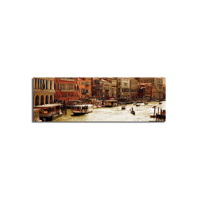Dekorativ Canvasbillede 30x90 cm - Flerfarvet - Boligtilbehør - Billeder & kunst - Billeder på lærred