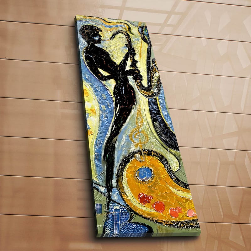 Dekorativ Canvasbillede 30x90 cm - Flerfarvet - Boligtilbehør - Billeder & kunst - Billeder på lærred