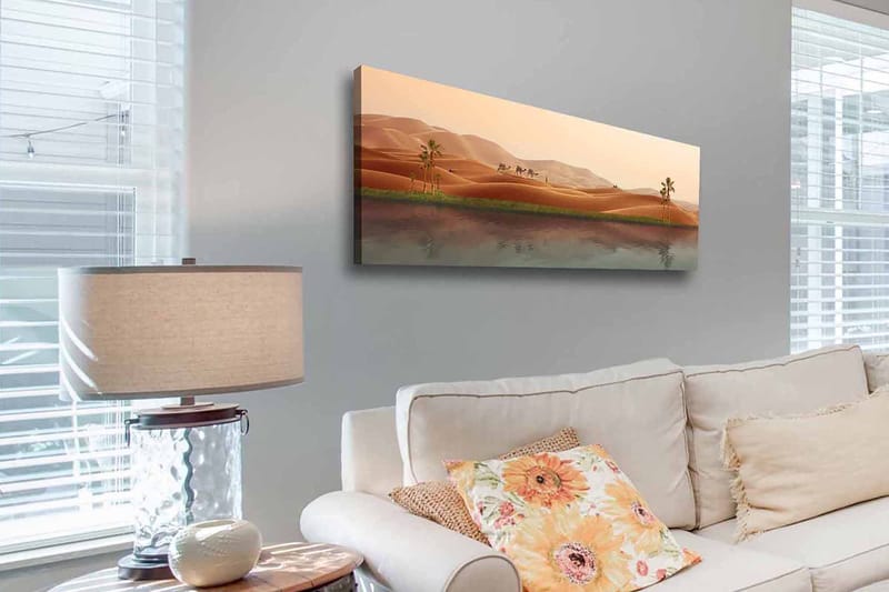 Dekorativ Canvasbillede 30x90 cm - Flerfarvet - Billeder på lærred