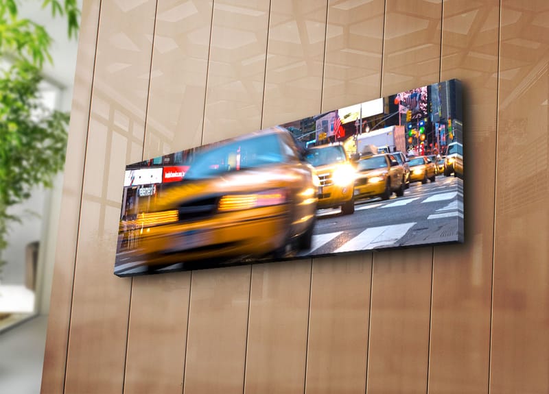 Dekorativ Canvasbillede 30x90 cm - Flerfarvet - Boligtilbehør - Billeder & kunst - Billeder på lærred