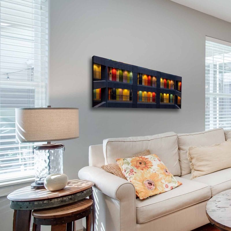 Dekorativ Canvasbillede 30x90 cm - Flerfarvet - Boligtilbehør - Billeder & kunst - Billeder på lærred