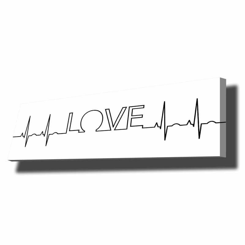 Dekorativ Canvasbillede 30x90 cm - Flerfarvet - Boligtilbehør - Billeder & kunst - Billeder på lærred