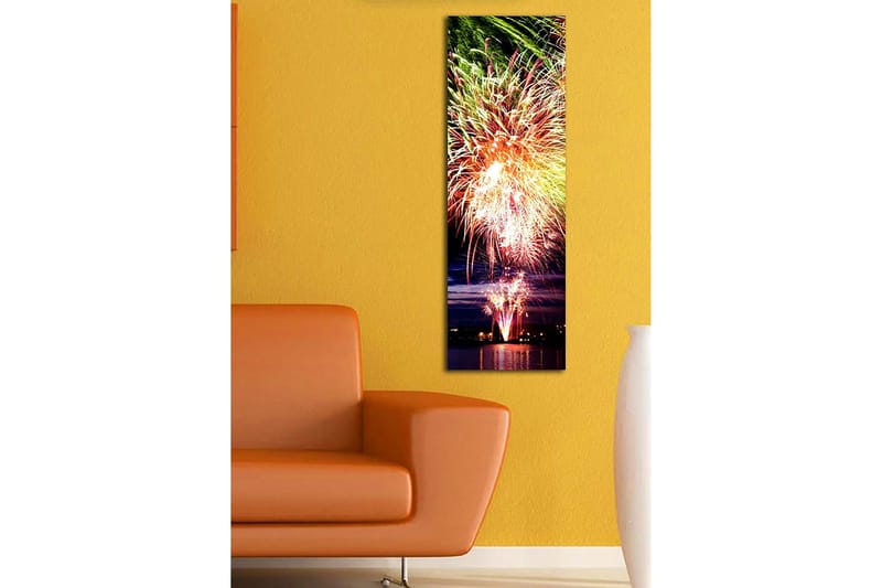 Dekorativ Canvasbillede 30x90 cm - Flerfarvet - Boligtilbehør - Billeder & kunst - Billeder på lærred