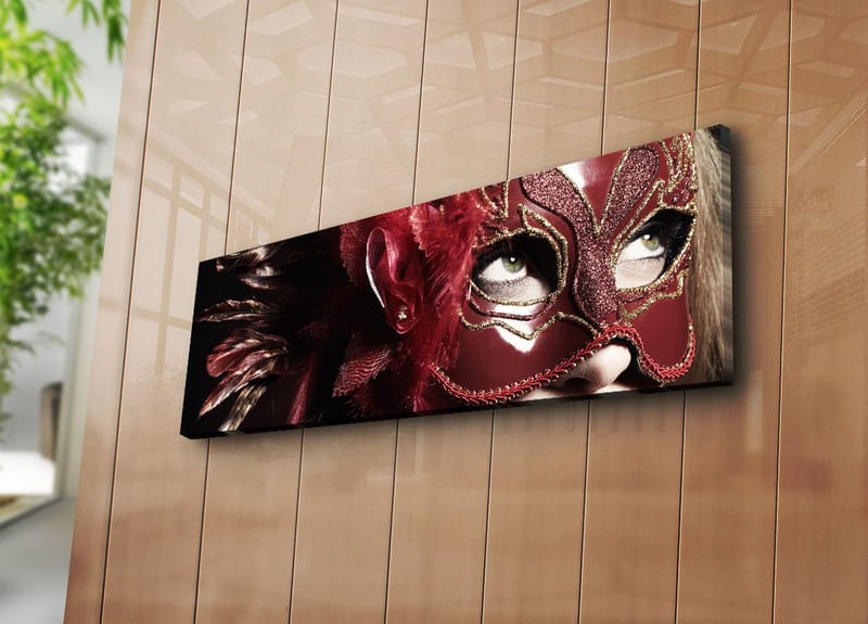 Dekorativ Canvasbillede 30x90 cm - Flerfarvet - Boligtilbehør - Billeder & kunst - Billeder på lærred