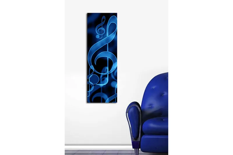 Dekorativ Canvasbillede 30x90 cm - Flerfarvet - Boligtilbehør - Billeder & kunst - Billeder på lærred