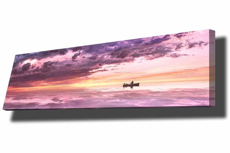 Dekorativ Canvasbillede 30x90 cm - Flerfarvet - Boligtilbehør - Billeder & kunst - Billeder på lærred