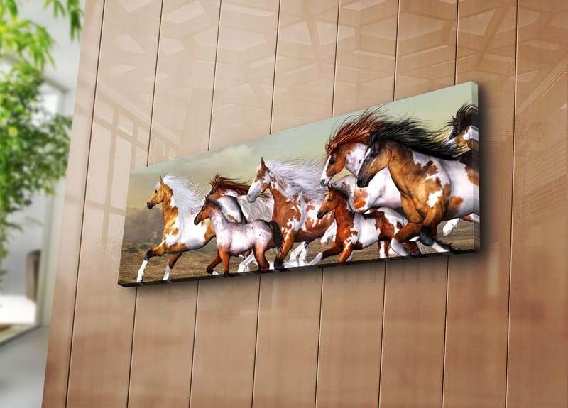 Dekorativ Canvasbillede 30x90 cm - Flerfarvet - Boligtilbehør - Billeder & kunst - Billeder på lærred