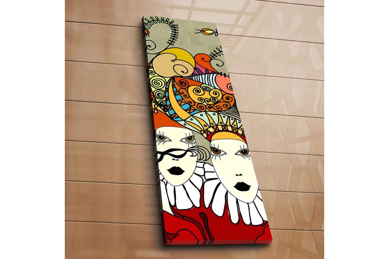 Dekorativ Canvasbillede 30x90 cm - Flerfarvet - Boligtilbehør - Billeder & kunst - Billeder på lærred